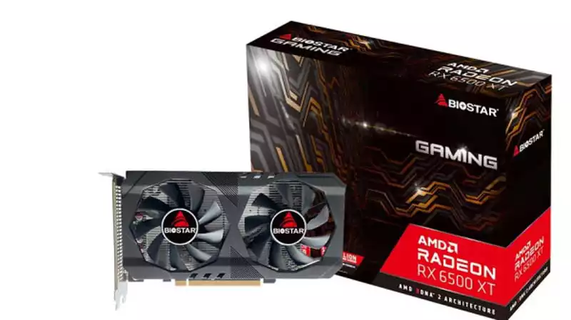 Grafička karta Biostar RX6500XT 4GB DDR6 HDMI/DP