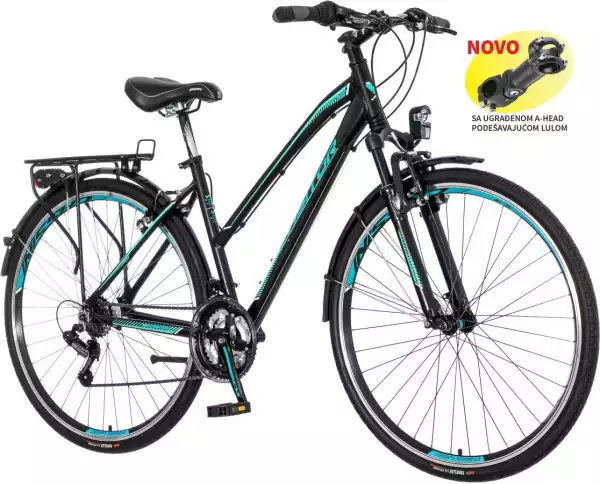 Bicikla TRE284AMS 28/18 VISITORtera lady tirkiz 2019 EUR1