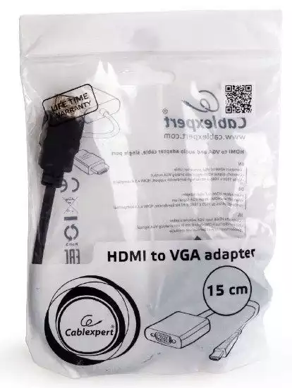 Adapter HDMI/M - VGA/F + Audio Gembird HDMI-VGA-03 003