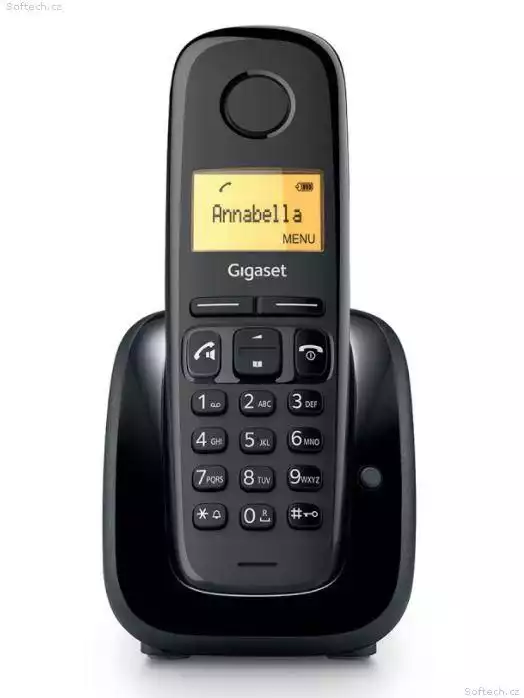 Bežični telefon Gigaset A280 Crni