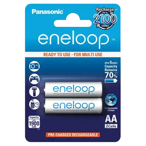PANASONIC Punjive baterije Eneloop BK-3MCCE/2BE