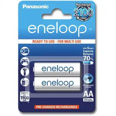 PANASONIC Punjive baterije Eneloop AA/2B BK-3MCDE/2BE