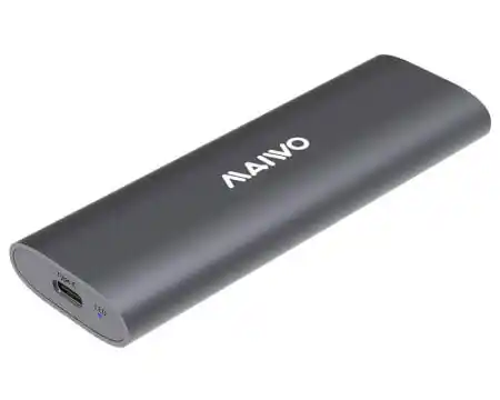 Externo kućište za M.2 NVME/SATA 3.2 Tip C/USB A Maiwo Dual protocol aluminijum K1689