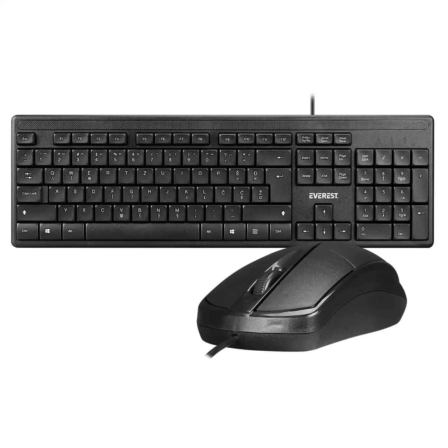 Tastatura + miš Everest KM-515