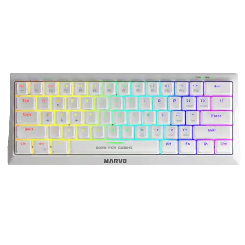 Tastatura Marvo KG962  Mehanička 60% White