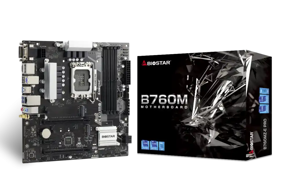 Matična ploča 1700  Biostar B760MXZ-E  PRO  DP/HDMI/DVI/VGA/M.2