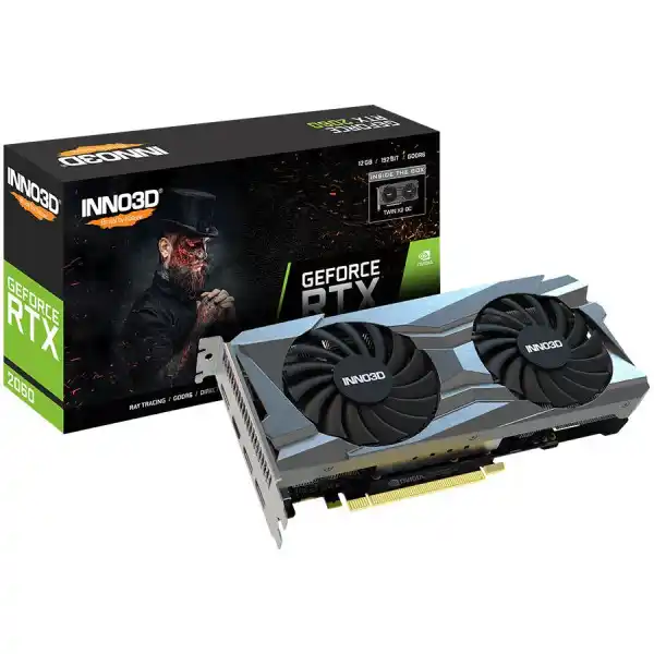 Grafička karta INNO3D GeForce RTX 2060 Twin X2 OC 12GB GDDR6 192bit 3xDP/HDMI