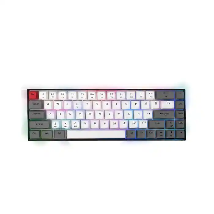 Bežična tastatura AULA F3068 Mehanička sivo/bela