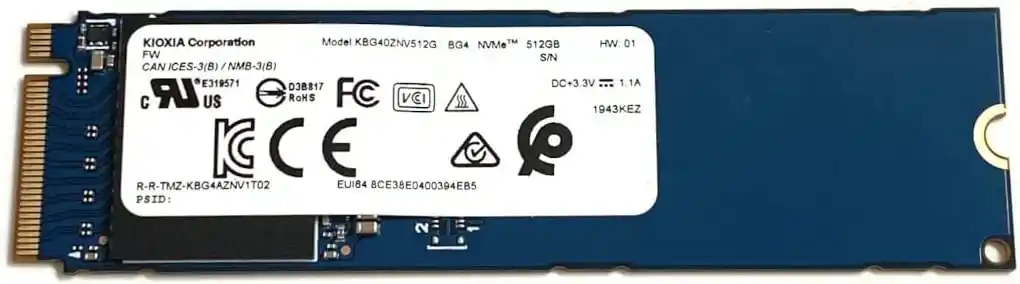 SSD M.2 NVMe 512GB KIOXIA KBG40ZNV512G/2280 Bulk