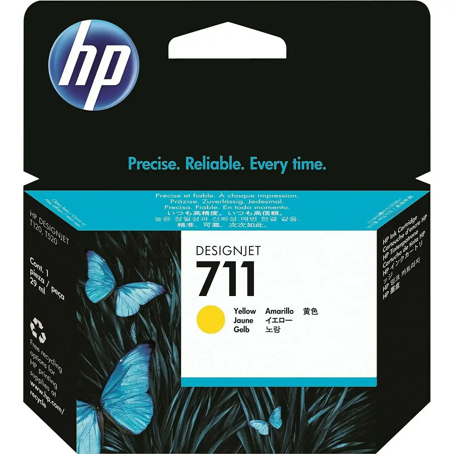 Kertridž HP 711 CZ132A Yellow