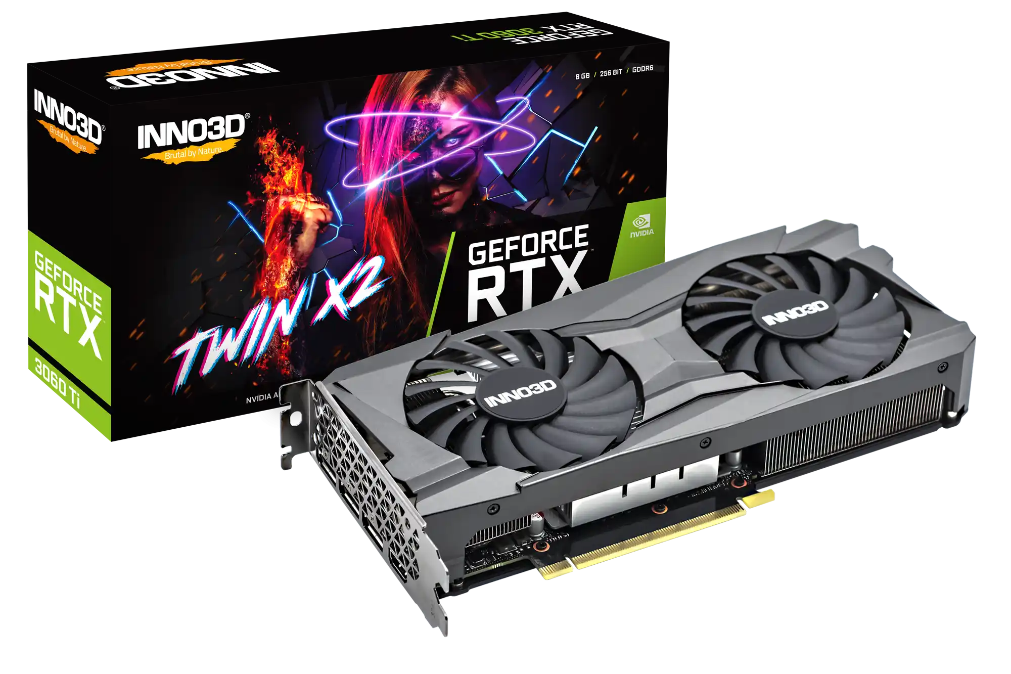 Grafička karta INNO3D GeForce RTX 3060 Ti Twin X2 LHR GDDR6 8GB 256 bit HDMI/3xDP