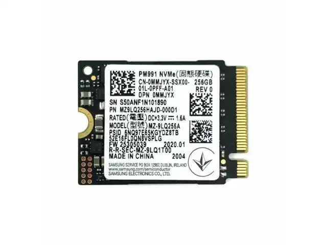 SSD M.2 NVMe 256GB Samsung  PM991 / 2280 - Bulk