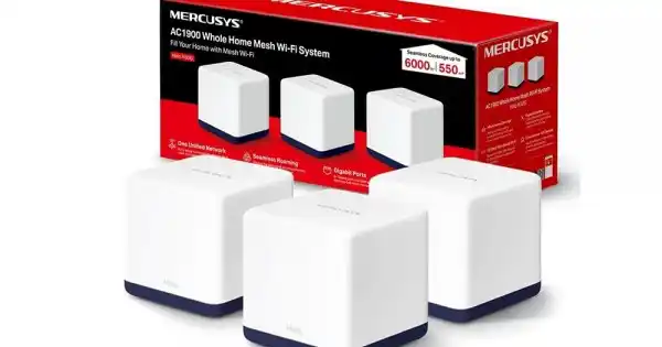 Wireless Whole Home Mesh System Mercusys H50G AC1900/3 pack