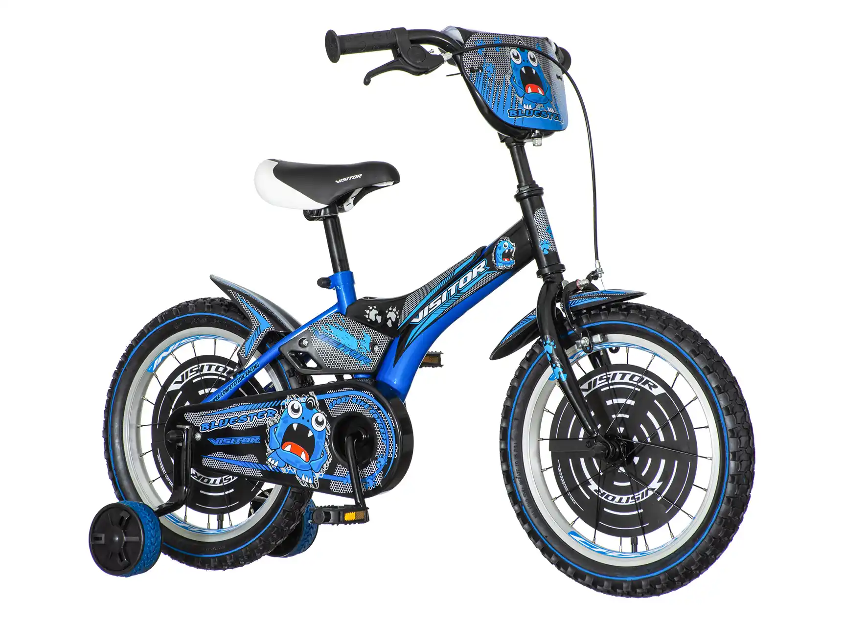 Bicikla BLU160 16 plavo crni 2017  + set pomoćnih točkića