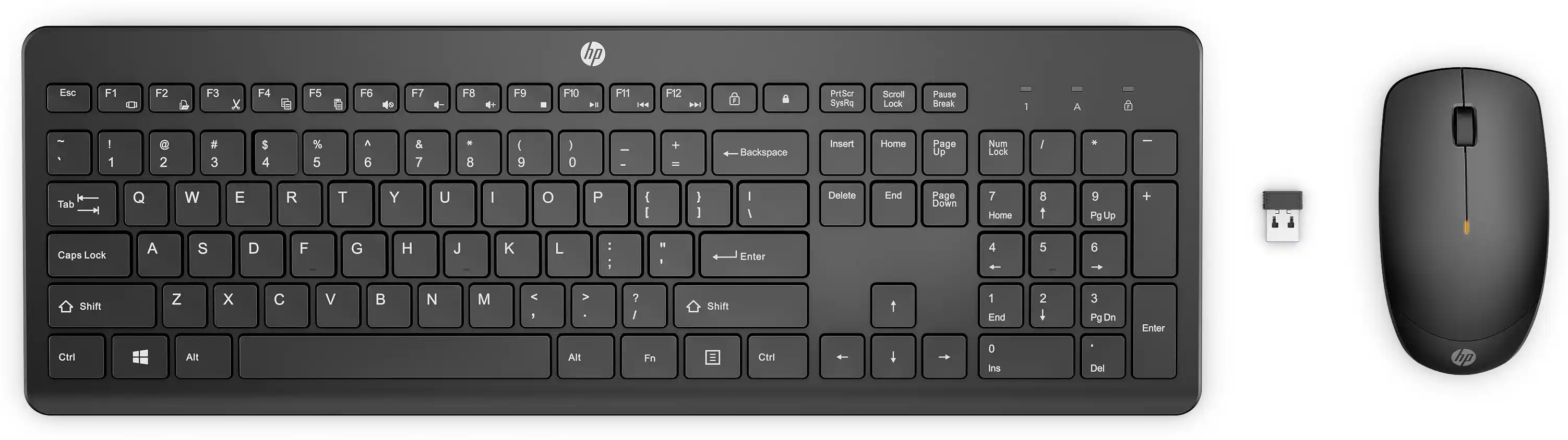 Bežična tastatura + miš HP 230 18H24AAR US crna