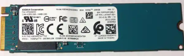 SSD M.2 256GB KIOXIA KBG40ZNV256G / 2280