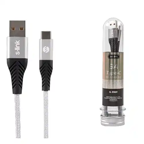 Kabl USB Tip C S-Link SL-STM55T 1m Srebrni
