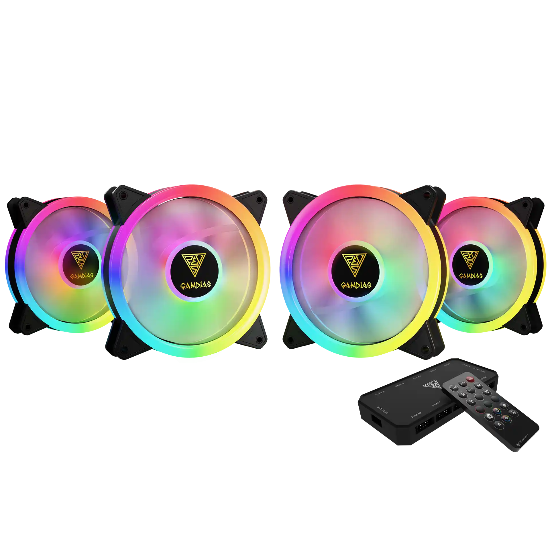 Case Cooler Gamdias Aeolus M2-1204R belo
