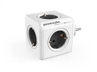 PowerCube Alldocube (1100GY/DEORPC) 5 X Schuko Sivi