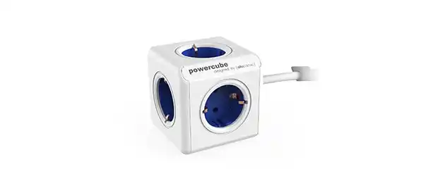 PowerCube Allocacoc (1300BL/DEEXPC) Extended 5xšuko 16A/230V plavi