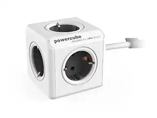 PowerCube Allocacoc (1300GY/DEEXPC) Extended 5xšuko 16A/230V Sivi