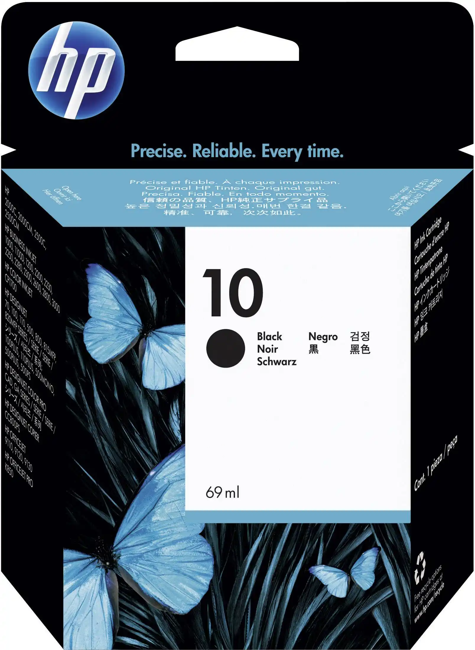 Kertridž HP 10 C4844AE Black