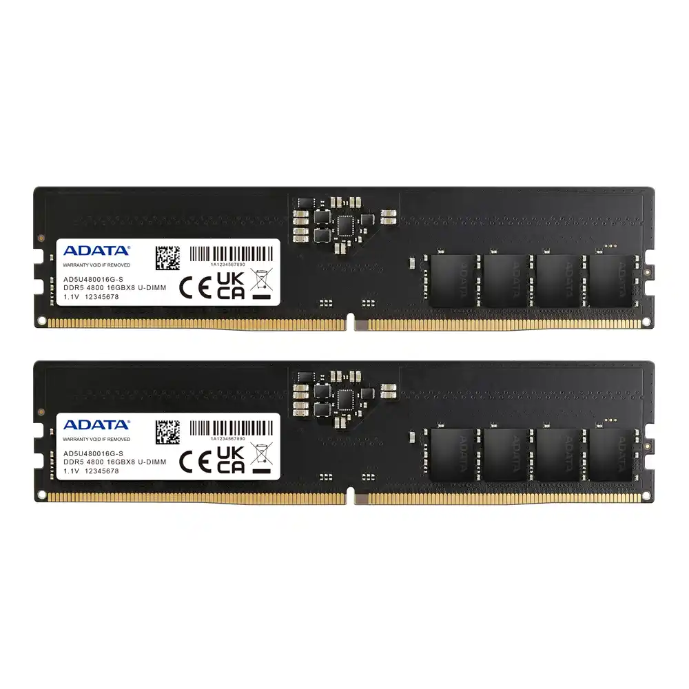Memorija DDR5 32GB 4800MHz (2x16) A-Data AD5U480016G-DT