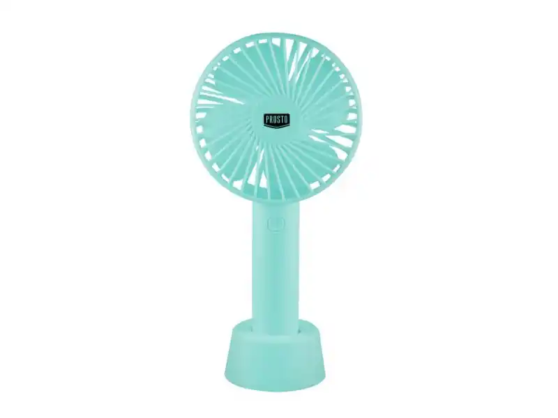 Prenosni mini ventilator Prosto MF9040D-LI punjivi/tirkizni
