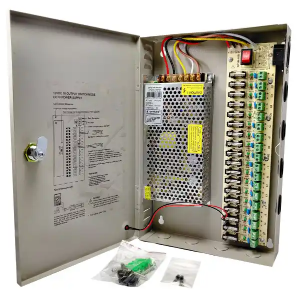 GEMBIRD NAPRK-12V/20A-18CH napajanje sa kljucem, 2A/CH