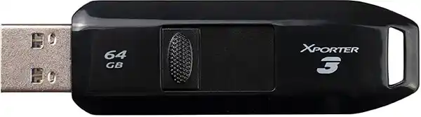 USB Flash 64GB Patriot Xporter USB 3.2 PSF64GX3B3U Black