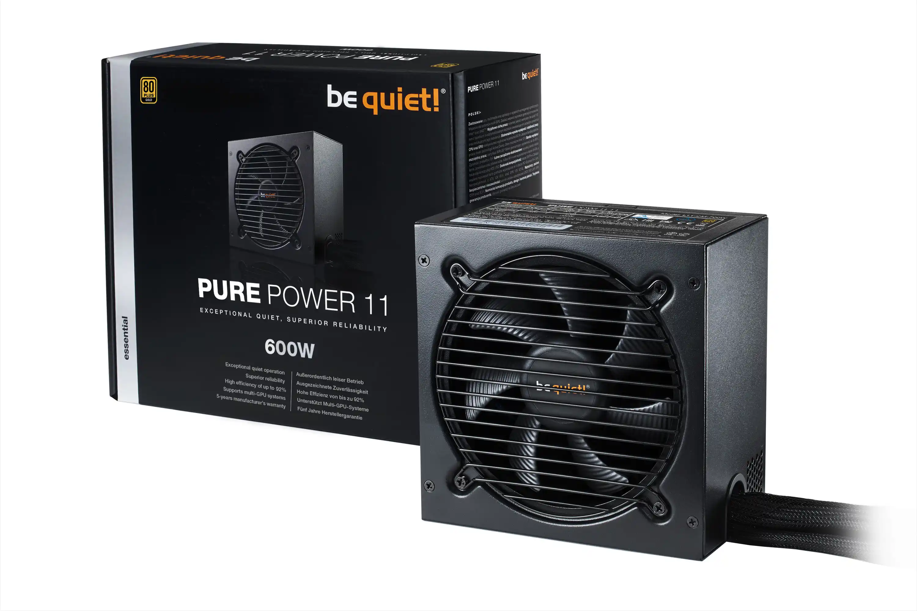 Napajanje Be Quiet Pure Power 11 600W Gold  BN294
