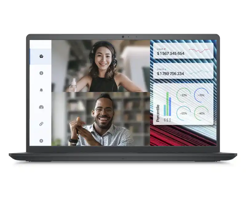 Laptop Dell Vostro 3520 15.6 FHD/i5-1135G7/16GB/NVMe 512GB/Intel Iris Xe/Backlite/FPR/Black
