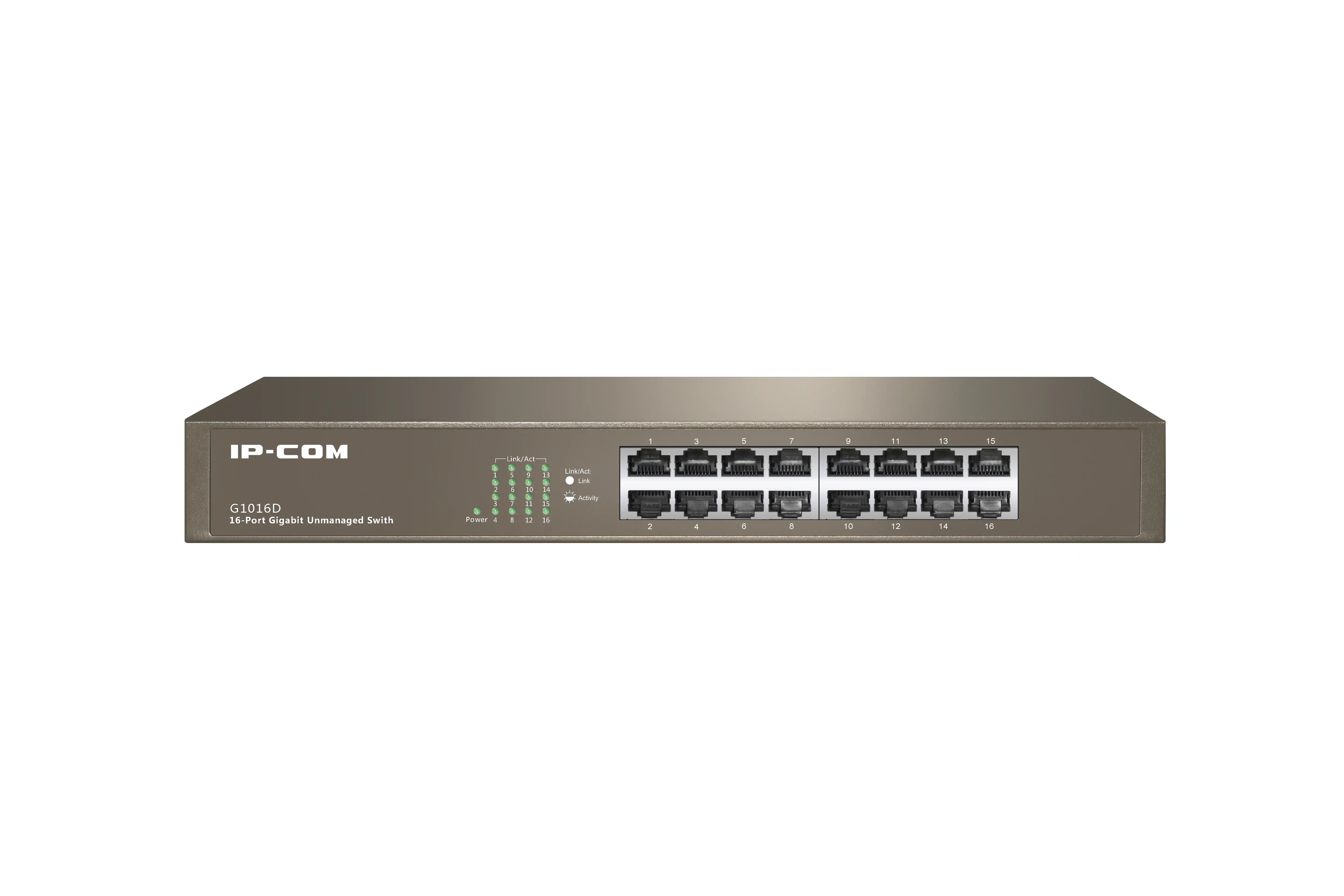 Svič 10/100/1000 16-port IP-COM G1016D Rack mount/ Metalno kućište