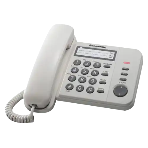 Stoni telefon Panasonic telefon KX-TS520FXW beli