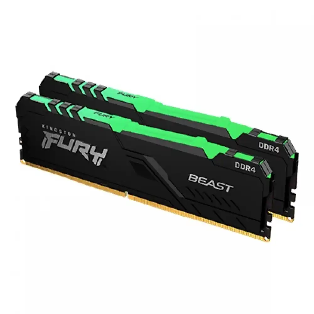Memorija DDR4 32GB 3600MHz (2x16) Kingston Fury Beast RGB KF436C18BBAK2/32