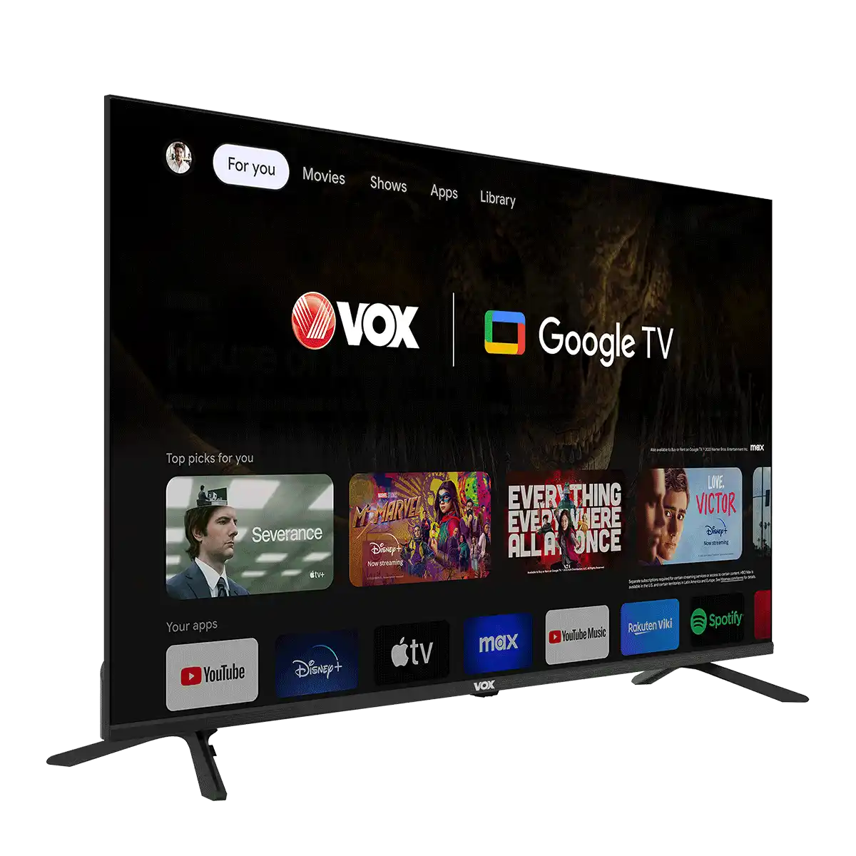 SMART LED TV 50 VOX 50GOU205B 3840x2160/UHD/4K/DVB-T2/S2/C/Google tv