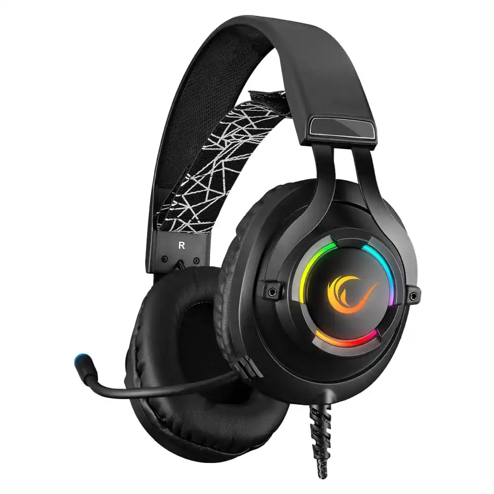 Slušalice sa mikrofonom Rampage RM-K18 DOUBLE BLACK RGB 7.1